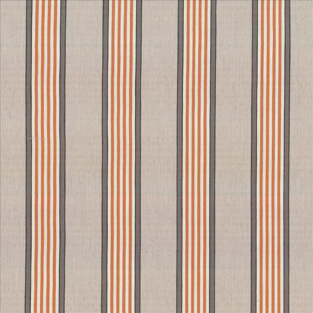 Carnegie Stripe Sunkist by Kasmir Designer Fabric 1446 42% Viscose 40% Polyester 18% Linen CHINA 30,000 Martindale Cycles Horizontal: 7 inches and Vertical: 0 Inches 57 - Swanky Fabrics -