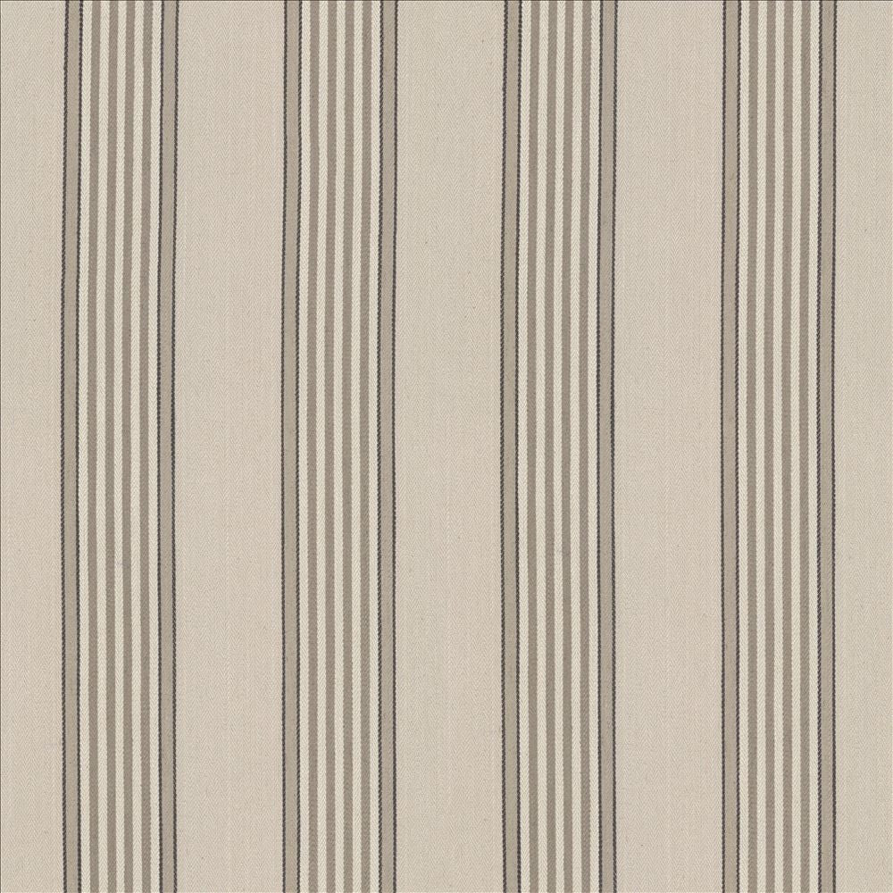 Carnegie Stripe Taupe by Kasmir Designer Fabric 1446 42% Viscose
40% Polyester
18% Linen
 CHINA 30,000 Martindale Cycles </p><p>Repeat: Horizontal: 7 inches and Vertical: N/A 57 - Swanky Fabrics -