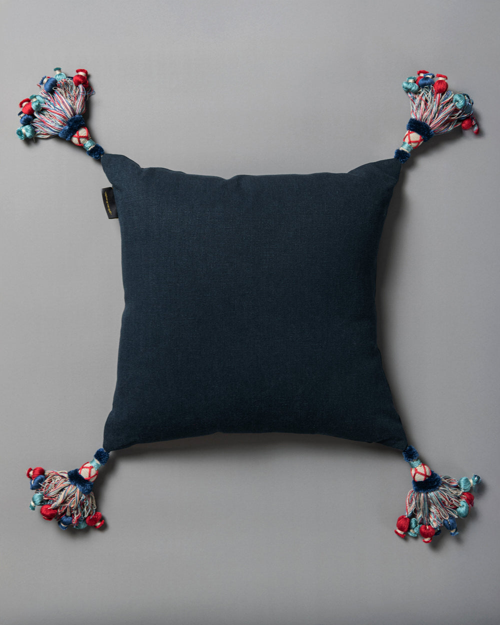 Carnival embroidered cushion pillow by Mind the Gap (LC40266), view 2