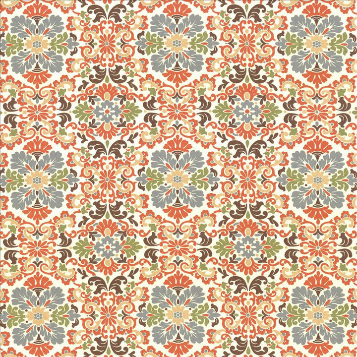 Carraway Terracotta by Kasmir Designer Fabric 5079 100% Cotton
 USA 15,000 Wyzenbeek Double Rubs </p><p>Repeat: Horizontal: 13 4/8 inches and Vertical: 13 4/8 inches 54 - Swanky Fabrics -