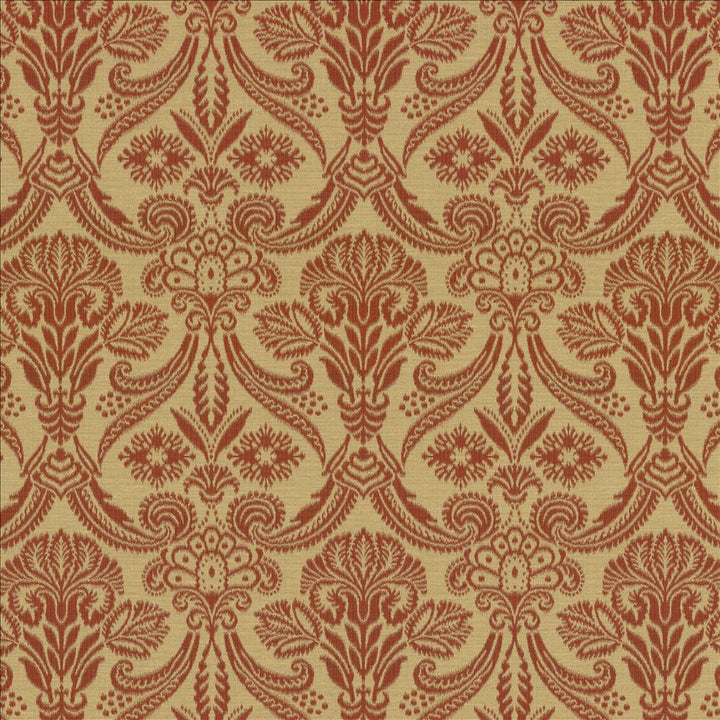 Carriage House Persimmon by Kasmir Designer Fabric 5121 58% Cotton
42% Polyester
 TURKEY </p><p>Repeat: Horizontal: 14 inches and Vertical: 14 inches 55 - Swanky Fabrics -