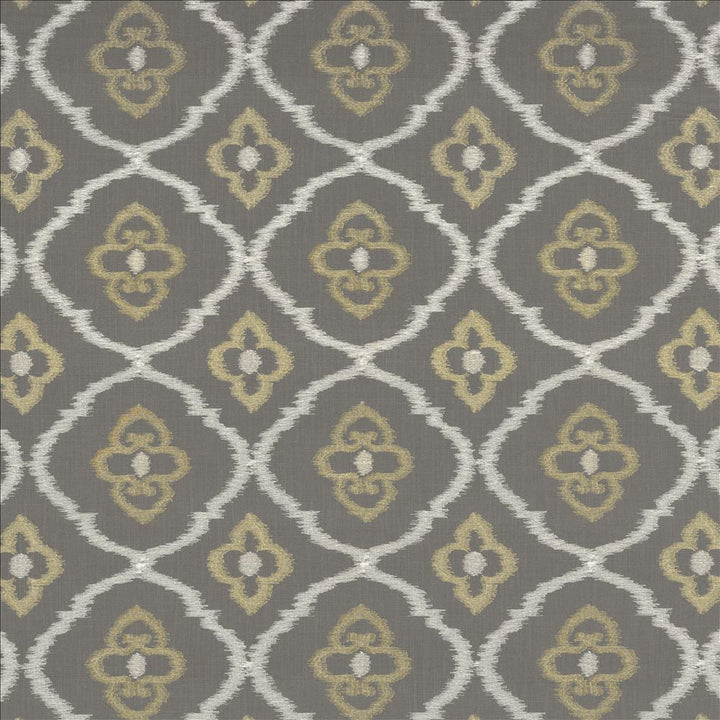 Catania Gunmetal by Kasmir Designer Fabric 1450 75% Viscose
25% Linen
 INDIA </p><p>Repeat: Horizontal: 9 7/8 inches and Vertical: 9 4/8 inches 54 - Swanky Fabrics -
