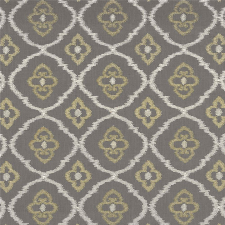 Catania Gunmetal by Kasmir Designer Fabric 1450 75% Viscose 25% Linen INDIA 25,000 Wyzenbeek Double Rubs Horizontal: 9 7/8 inches and Vertical: 9 4/8 inches 54 - Swanky Fabrics -