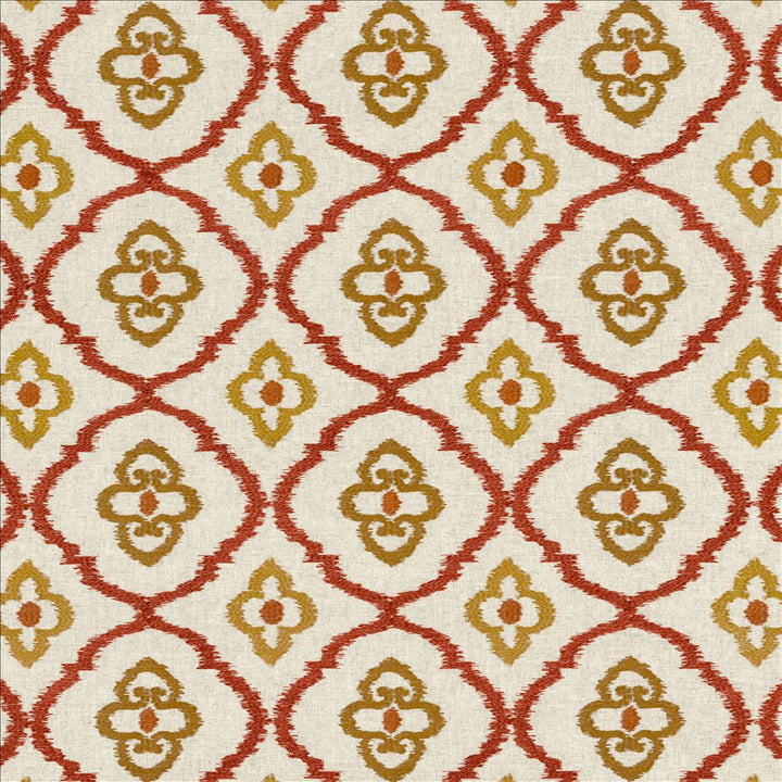 Catania Russet by Kasmir Designer Fabric 1450 75% Viscose
25% Linen
 INDIA </p><p>Repeat: Horizontal: 9 7/8 inches and Vertical: 9 4/8 inches 54 - Swanky Fabrics -