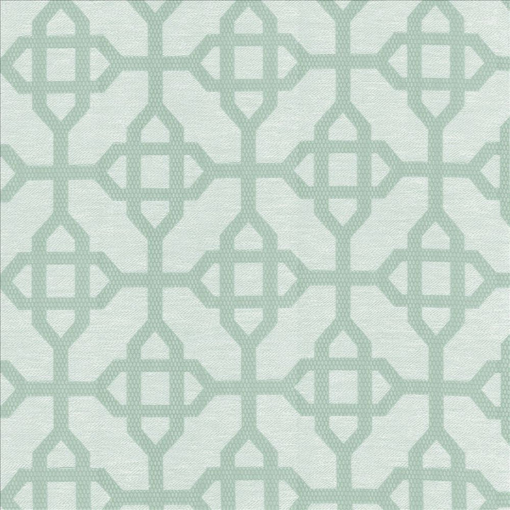 Cavetto Aqua by Kasmir Designer Fabric 5114 66% Polyester 34% Cotton INDIA 50,000 Wyzenbeek Double Rubs Horizontal: 6 6/8 inches and Vertical: 7 inches 54 - Swanky Fabrics -