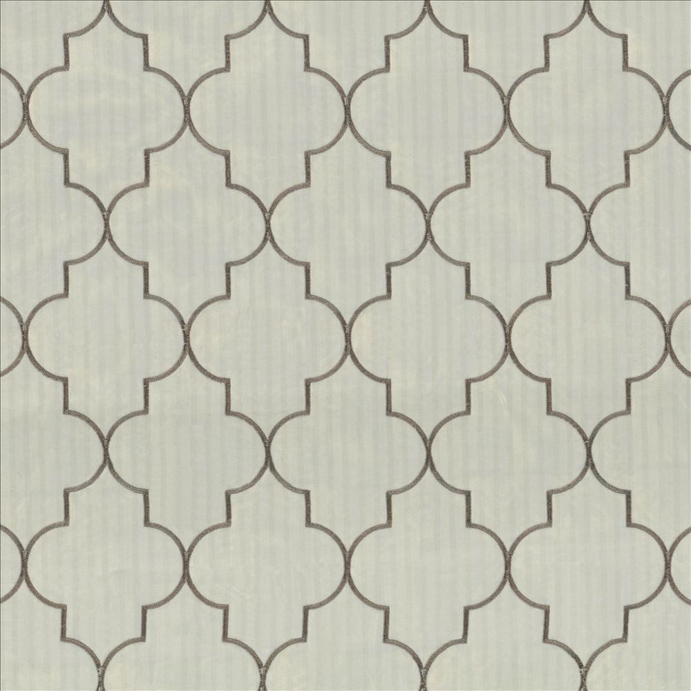 Centurion Pewter by Kasmir Designer Fabric 5077 100% Polyester
Embroidery
100% Polyester
 TURKEY Not Tested </p><p>Repeat: Horizontal: 6 4/8 inches and Vertical: 9 4/8 inches 58 - Swanky Fabrics -