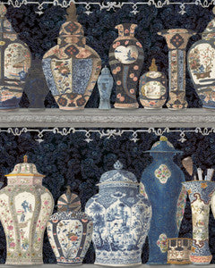 Mind the Gap Wallpaper Mind The Gap   CERAMIC WONDERS Indigo   (WP20596)