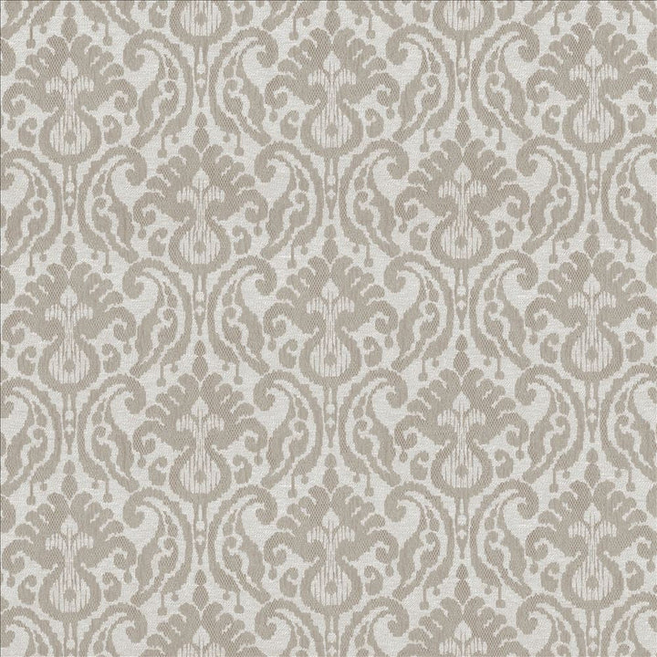 Chaibasa Ivory by Kasmir Designer Fabric 5113 66% Polyester 34% Cotton INDIA 30,000 Martindale Cycles Horizontal: 13 4/8 inches and Vertical: 12 4/8 inches 53 - 55 - Swanky Fabrics -