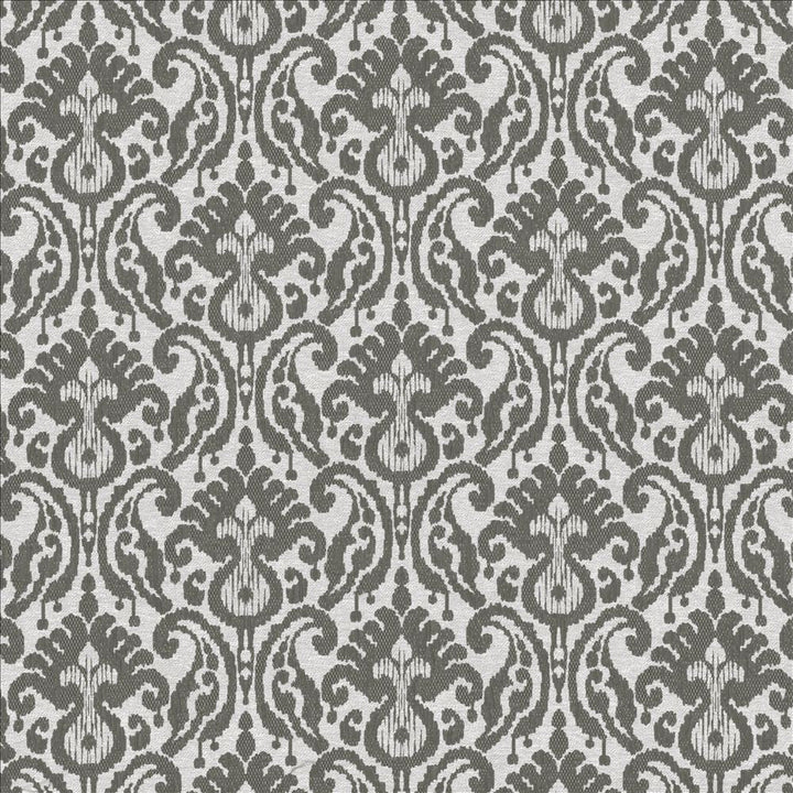 Chaibasa Slate  by Kasmir Designer Fabric 5113 66% Polyester
34% Cotton
 INDIA 30,000 Martindale Cycles Horizontal: 13 4/8 inches and Vertical: 12 4/8 inches 53  - Swanky Fabrics -
