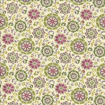 Chappell Garden Clover by Kasmir Designer Fabric 1435 100% Cotton INDONESIA 15,000 Wyzenbeek Double Rubs H: 27 inches, V: 27 inches 54 - 55 - Swanky Fabrics - Kasmir