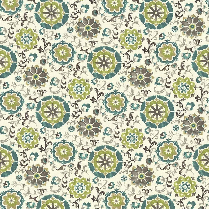 Chappell Garden Oasis  by Kasmir Designer Fabric 1436 100% Cotton
 INDONESIA 15,000 Wyzenbeek Double Rubs Horizontal: 27 inches and Vertical: 27 inches 54  - Swanky Fabrics -