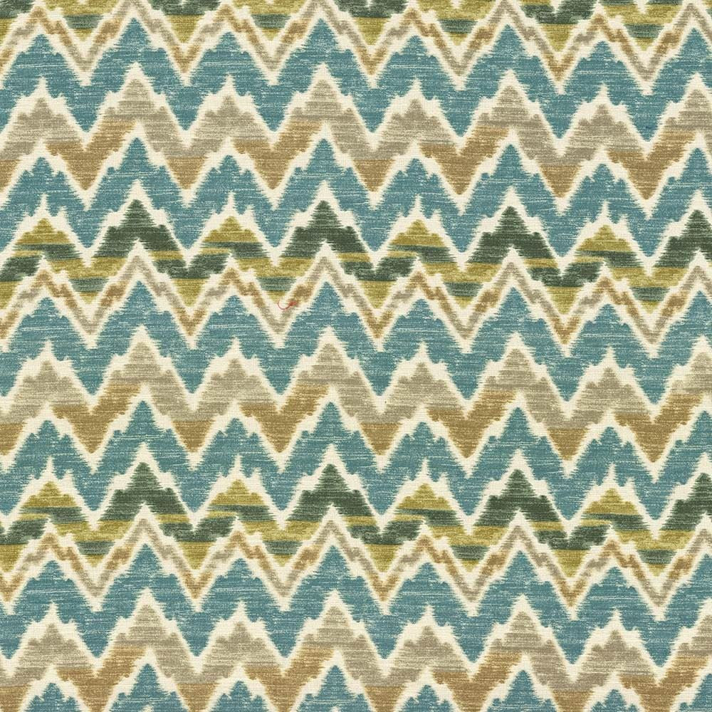 Charro Eucalyptus  by Kasmir Designer Fabric 5065 100% Cotton
 PAKISTAN 15,000 Wyzenbeek Double Rubs Horizontal: 9 inches and Vertical: 13 4/8 inches 54  - Swanky Fabrics -