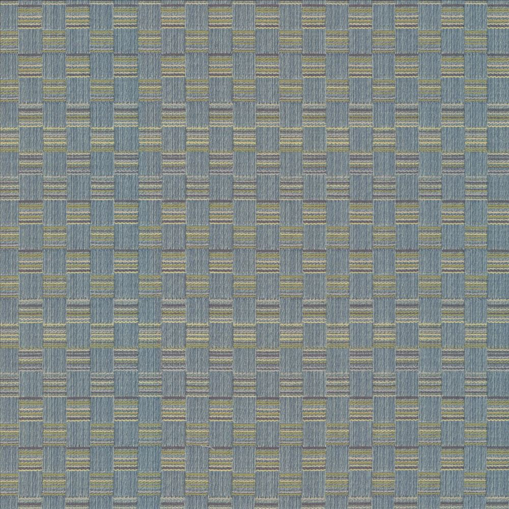 Check This Out Sea by Kasmir Designer Fabric 5089 55% Polyester
45% Rayon
 CHINA </p><p>Repeat: Horizontal: 1 inches and Vertical: 3 inches 55 - Swanky Fabrics -
