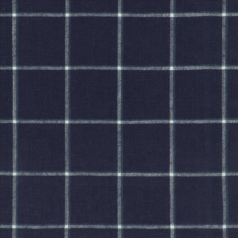 Checkered Past Marina by Kasmir Designer Fabric 1458 55% Linen
45% Rayon
 CHINA 36,000 Wyzenbeek Double Rubs </p><p>Repeat: Horizontal: 3 3/8 inches and Vertical: 3 3/8 inches 54 - Swanky Fabrics -