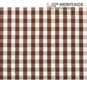 Roth & Tompkins Fabric Chester Chocolate