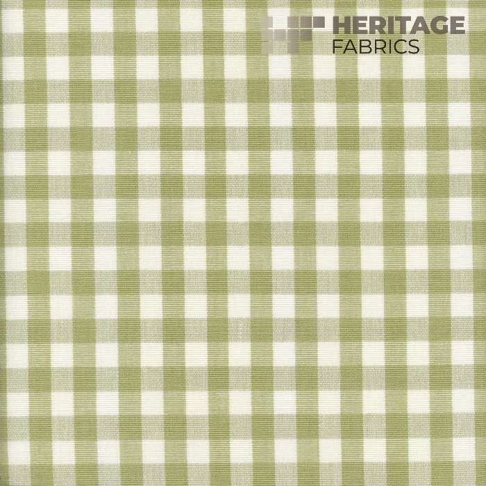 Chester Sagegrass by Heritage Designer Fabric - 100% Cotton India 9,000 Horizontal: 0.75" and Vertical: 0.75" 54" - Swanky Fabrics -