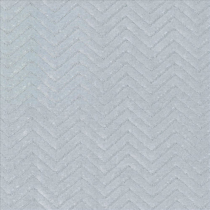 Chevreau Chevron Sky by Kasmir Designer Fabric See sample 100% Polyester
 CHINA 60,000 Wyzenbeek Double Rubs </p><p>Repeat: Horizontal: 1 2/8 inches and Vertical: 2/8 inches 56 - Swanky Fabrics -