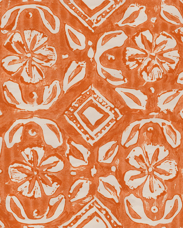Chimney Cake Clementine Wallpaper by Mind the Gap Designer Wallpaper MINNIE KEMP X MINDTHEGAP Non-woven Made in Europe Paste the wall 1 roll x 20.47 x 9.8 yards - Swanky Fabrics -