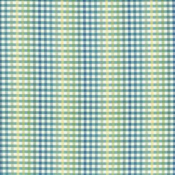 Chloe Check Cabana Blue by Kasmir Designer Fabric 5073 55% Cotton 45% Polyester TAIWAN 25,000 Wyzenbeek Double Rubs H: 13 4/8 inches, V: 1 inches 54 - Swanky Fabrics - Kasmir