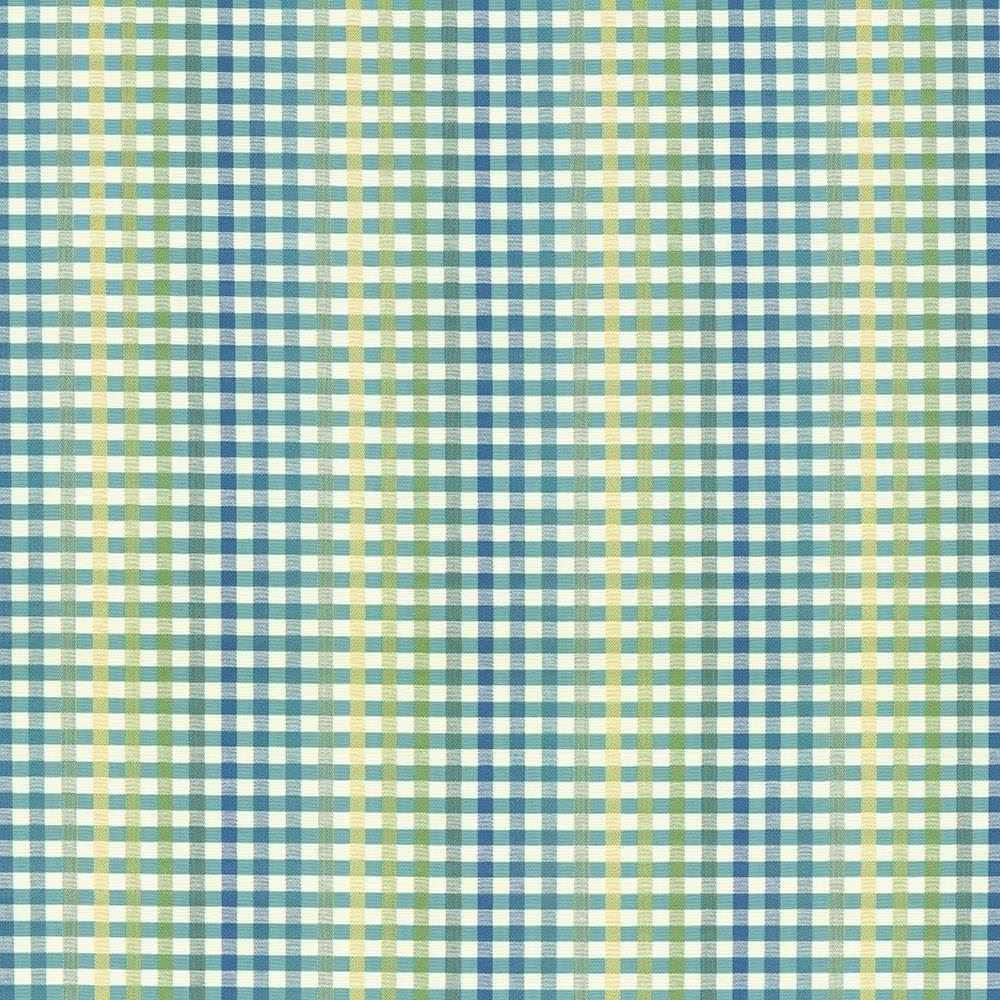 Chloe Check Cabana Blue by Kasmir Designer Fabric 5073 55% Cotton
45% Polyester
 TAIWAN </p><p>Repeat: Horizontal: 13 4/8 inches and Vertical: 1 inches 54 - Swanky Fabrics -