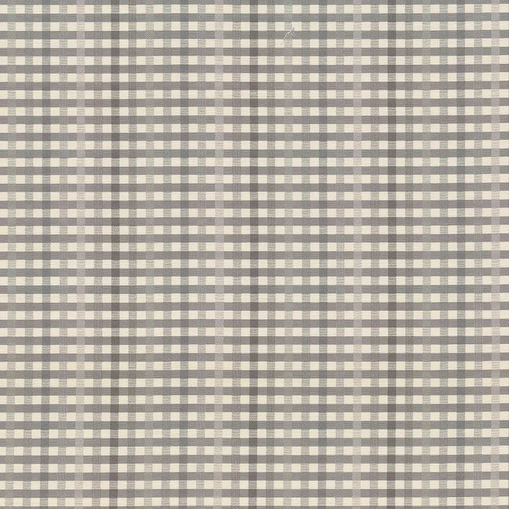 Chloe Check Pearl Grey  by Kasmir Designer Fabric 5067 55% Cotton
45% Polyester
 TAIWAN 25,000 Wyzenbeek Double Rubs Horizontal: 13 4/8 inches and Vertical: 1 inches 54  - Swanky Fabrics -