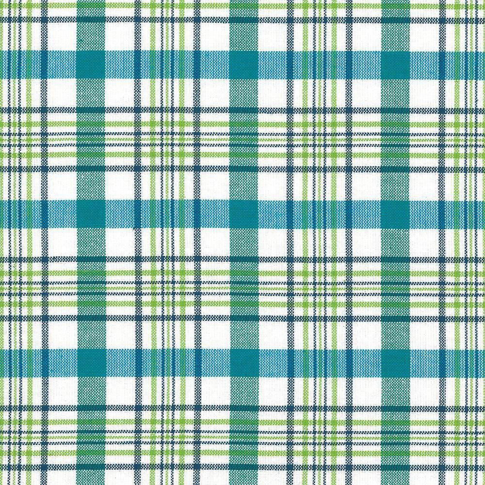 Cicero Plaid Isle Waters  by Kasmir Designer Fabric 5072 100% Cotton
 INDIA 30,000 Wyzenbeek Double Rubs Horizontal: 3 inches and Vertical: 3 inches 54  - Swanky Fabrics -