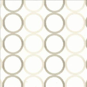 Kasmir Fabric Circle Around Oyster