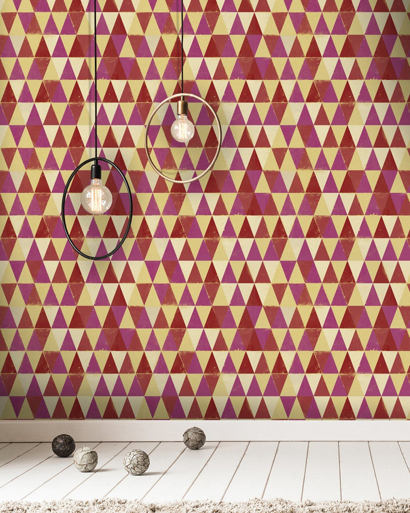 Circus Pattern Premium Wallpaper by Mind the Gap Designer Wallpaper WALLPAPER DESIGNER COLLECTION Non-woven Made in Europe Paste the wall 3 rolls x 20.5 x 3.25 yards - Swanky Fabrics -