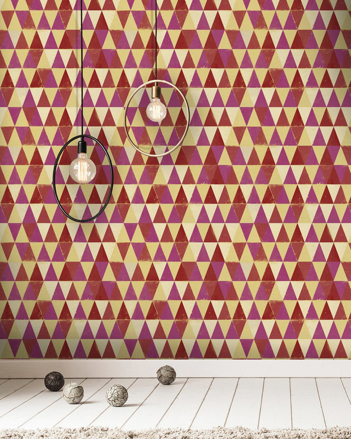 Circus Pattern Premium Wallpaper by Mind the Gap Designer Wallpaper WALLPAPER DESIGNER COLLECTION Non-woven Made in Europe Paste the wall 3 rolls x 20.5 x 3.25 yards - Swanky Fabrics -