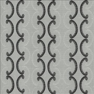 City Rhythm Thunderstorm by Kasmir Designer Fabric 5077 100% Polyester Embroidery Contents 100% Polyester CHINA Not Tested H: 11 inches, V: 6 inches 116 - Swanky Fabrics - Kasmir