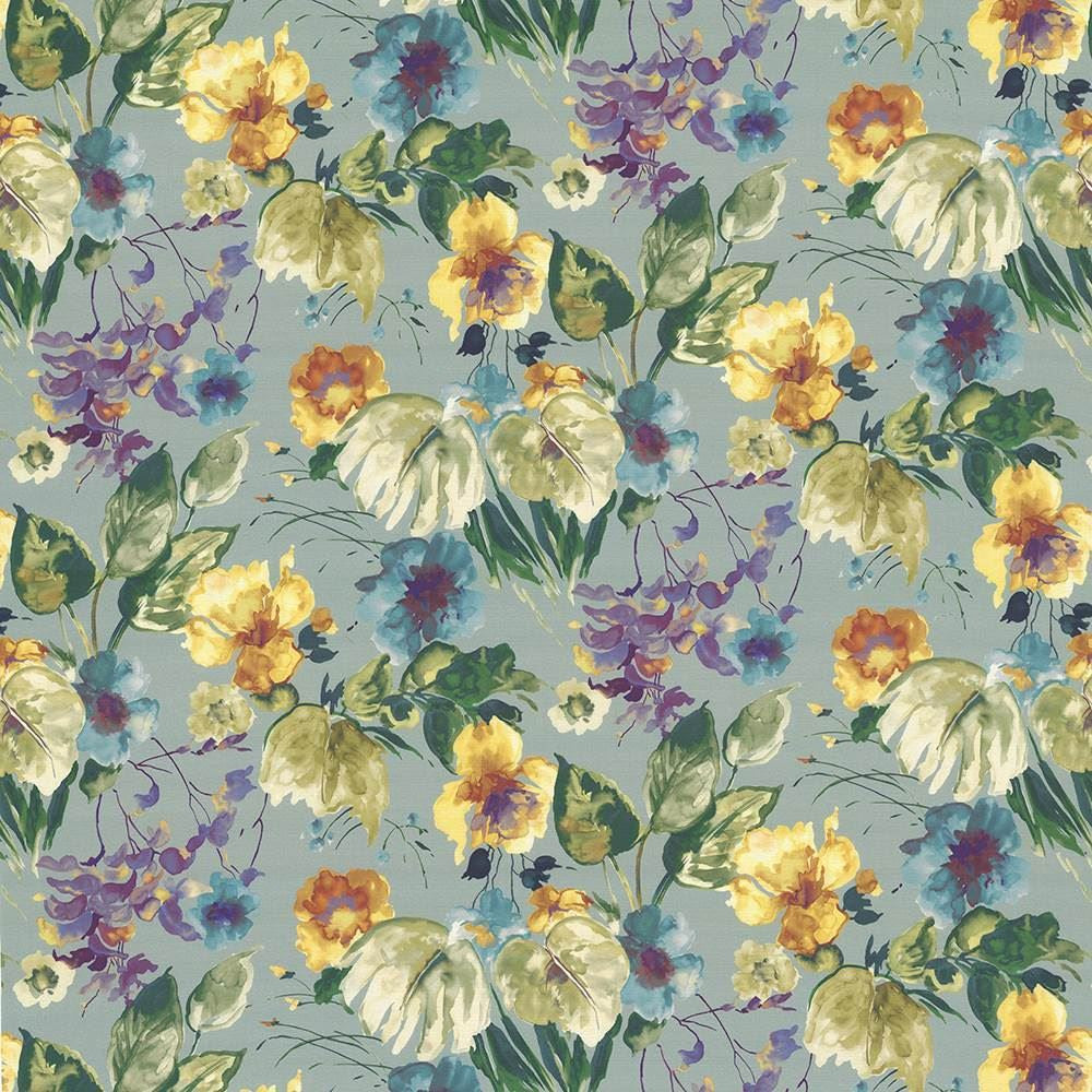 Claranden South Seas by Kasmir Designer Fabric 1436 100% Cotton SOUTH KOREA 25,000 Wyzenbeek Double Rubs Horizontal: 54 inches and Vertical: 27 inches 54 - 55 - Swanky Fabrics -