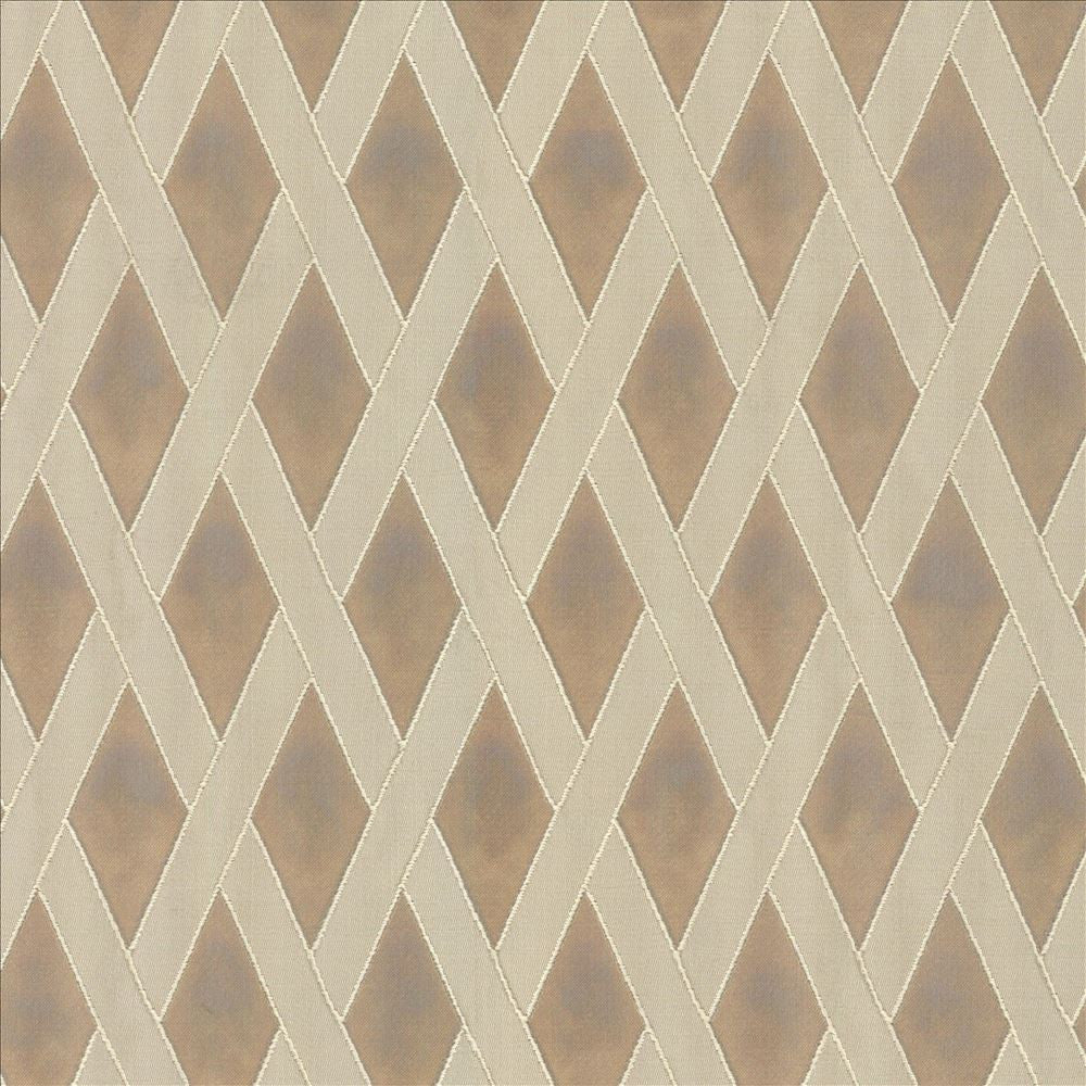 Classic Trellis Fawn by Kasmir Designer Fabric 5083 100% Polyester
 CHINA </p><p>Repeat: Horizontal: 1 7/8 inches and Vertical: 3 2/8 inches 55 - Swanky Fabrics -