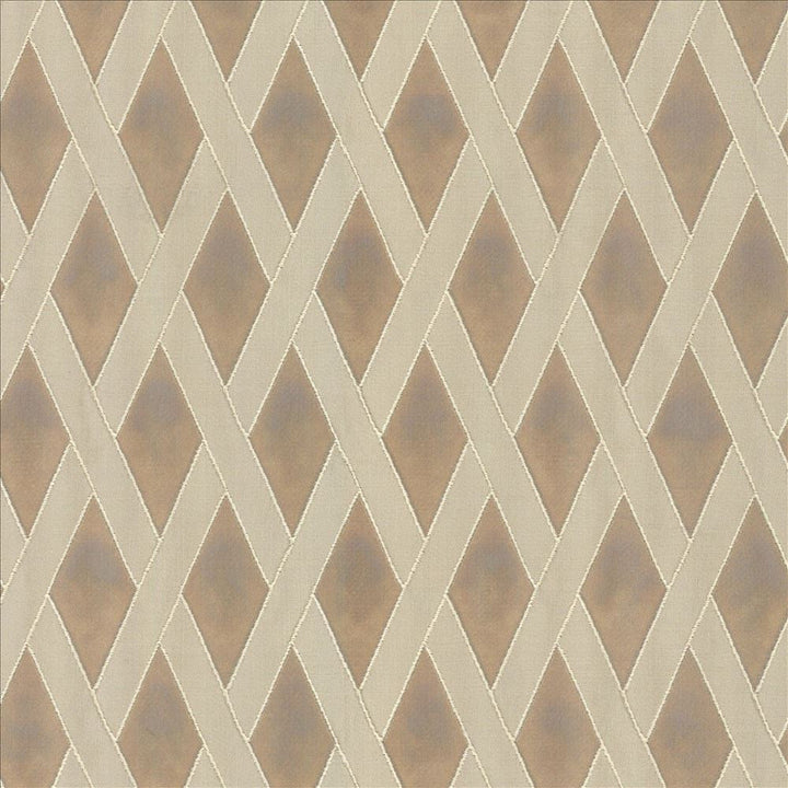 Classic Trellis Fawn by Kasmir Designer Fabric 5083 100% Polyester
 CHINA </p><p>Repeat: Horizontal: 1 7/8 inches and Vertical: 3 2/8 inches 55 - Swanky Fabrics -