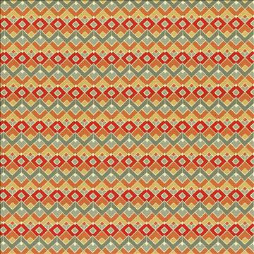 Clooney Blaze by Kasmir Designer Fabric 5086 100% Cotton TURKMENISTAN 15,000 Wyzenbeek Double Rubs H: 2 4/8 inches, V: 4 4/8 inches 54 - 55 - Swanky Fabrics - Kasmir