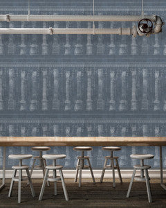 Mind the Gap Wallpaper Mind The Gap   COLONNADE Blue Premium   (WP20023)