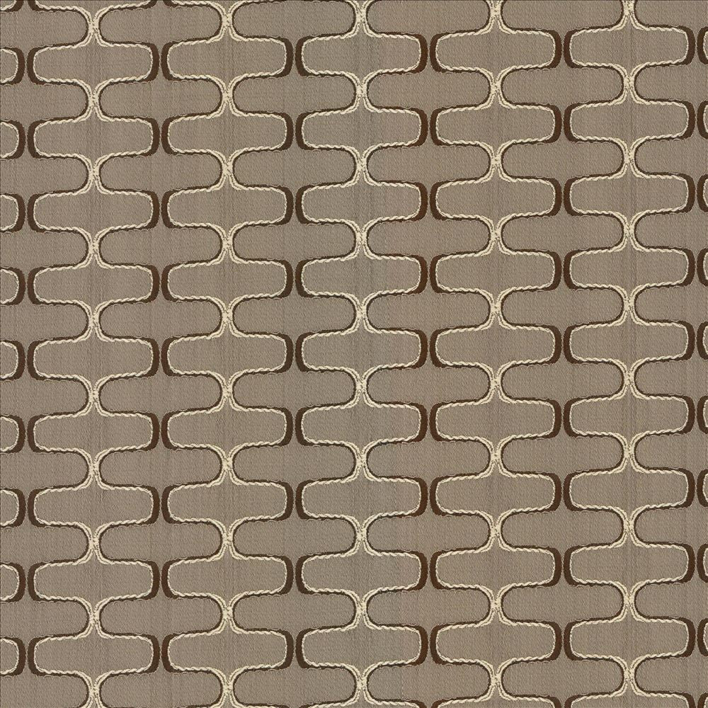 Conga Line Mocha by Kasmir Designer Fabric 5084 100% Polyester
 CHINA </p><p>Repeat: Horizontal: 2 inches and Vertical: 1 inches 56 - Swanky Fabrics -