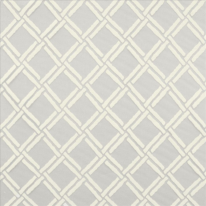 Connection Snow by Kasmir Designer Fabric 5108 55% Polyester
45% Rayon
 CHINA Not Tested </p><p>Repeat: Horizontal: 3 inches and Vertical: 3 inches 54 - Swanky Fabrics -