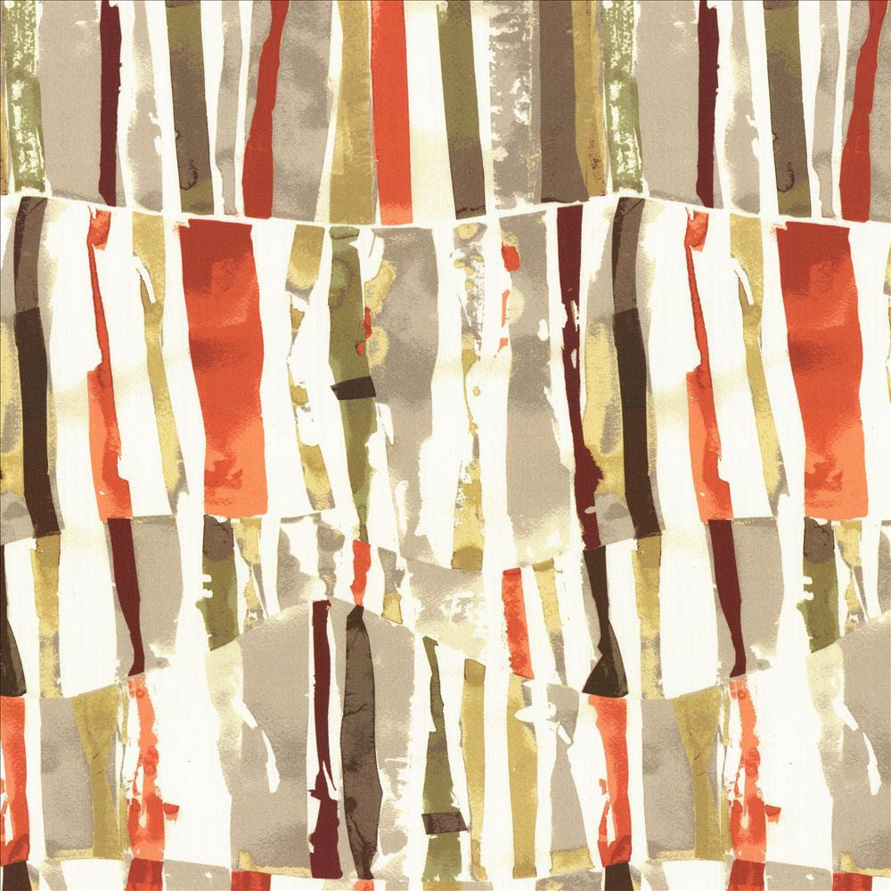 Contempo Stripe Berry by Kasmir Designer Fabric 5079 100% Cotton INDIA 3,000 Wyzenbeek Double Rubs Horizontal: 13 4/8 inches and Vertical: 25 inches 54 - Swanky Fabrics -