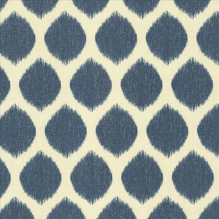 Cool Spot Blue by Kasmir Designer Fabric 5088 100% Cotton
 UNITED KINGDOM </p><p>Repeat: Horizontal: 2 2/8 inches and Vertical: 4 inches 54 - 56 - Swanky Fabrics -