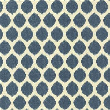 Cool Spot Blue by Kasmir Designer Fabric 5088 100% Cotton UNITED KINGDOM 16,000 Martindale Cycles H: 2 2/8 inches, V: 4 inches 54 - 56 - Swanky Fabrics - Kasmir