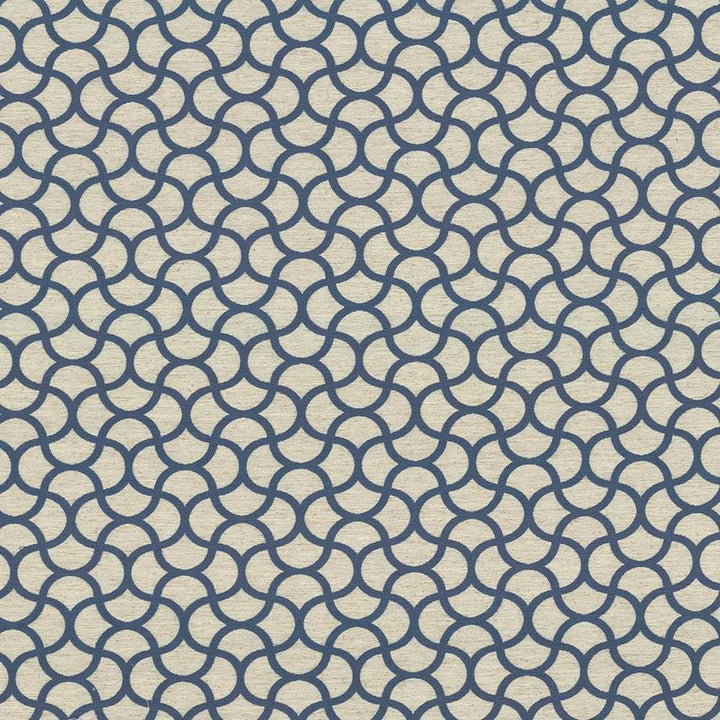Coolrain Sea by Kasmir Designer Fabric 1441 82% Polyester
18% Linen
 CHINA </p><p>Repeat: Horizontal: 4 6/8 inches and Vertical: 4 6/8 inches 57 - Swanky Fabrics -