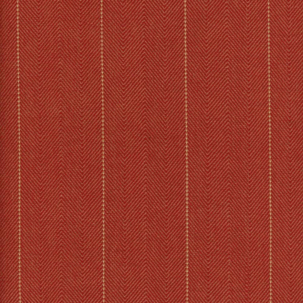 Roth & Tompkins Fabric Copley Stripe Terracotta