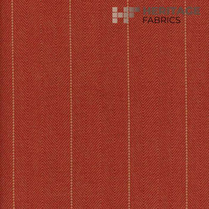 Roth & Tompkins Fabric Copley Stripe Terracotta