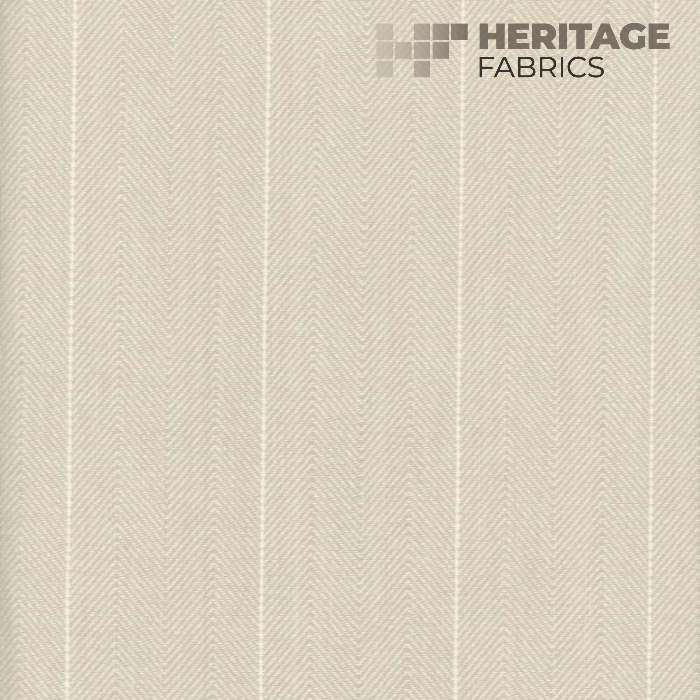 Copley Stripe Whitelinen by Heritage Fabric - 100% Cotton India 15,000 Horizontal: 2.3" and Vertical: N/A 54" - Fabric Carolina -
