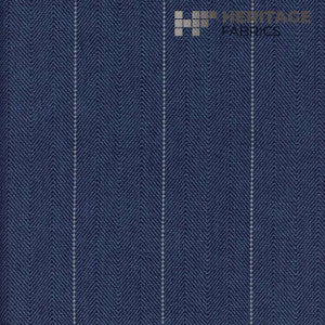 Roth & Tompkins Fabric Copley Stripe Cobalt