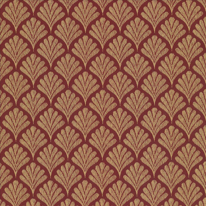 Coquille Red by Kasmir Designer Fabric 5071 100% Polyester
 CHINA 41,000 Wyzenbeek Double Rubs </p><p>Repeat: Horizontal: 2 inches and Vertical: 1 6/8 inches 57 - Swanky Fabrics -