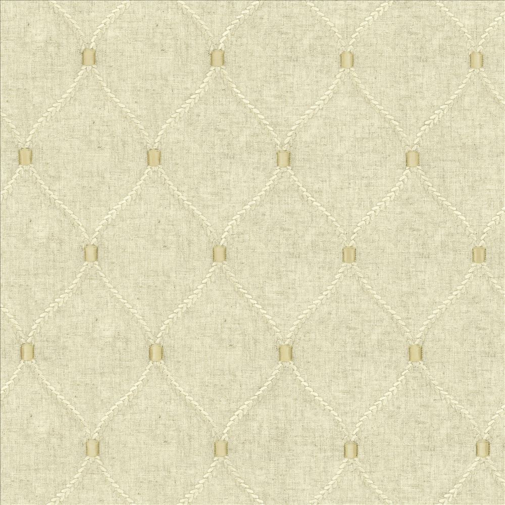 Corset Flax by Kasmir Designer Fabric See sample 70% Rayon
30% Linen
 INDIA 51,000 Wyzenbeek Double Rubs </p><p>Repeat: Horizontal: 4 2/8 inches and Vertical: 6 2/8 inches 54 - Swanky Fabrics -