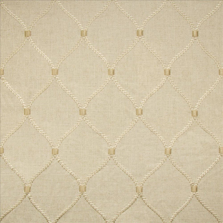 Corset Flax by Kasmir Designer Fabric 1450 70% Rayon
30% Linen
 INDIA </p><p>Repeat: Horizontal: 4 2/8 inches and Vertical: 6 2/8 inches 54 - Swanky Fabrics -