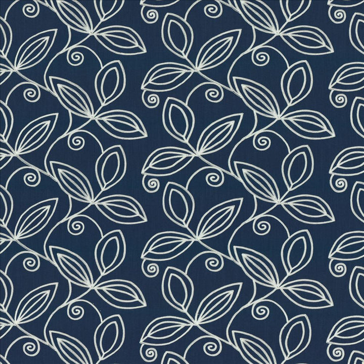 Countryside Indigo  by Kasmir Designer Fabric 1454 100% Polyester
 INDIA Not Tested Horizontal: 18 inches and Vertical: 9 4/8 inches 54  - Swanky Fabrics -