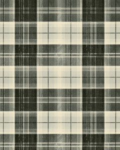 Mind the Gap Wallpaper Mind The Gap   COUNTRYSIDE PLAID Charcoal   (WP30011)
